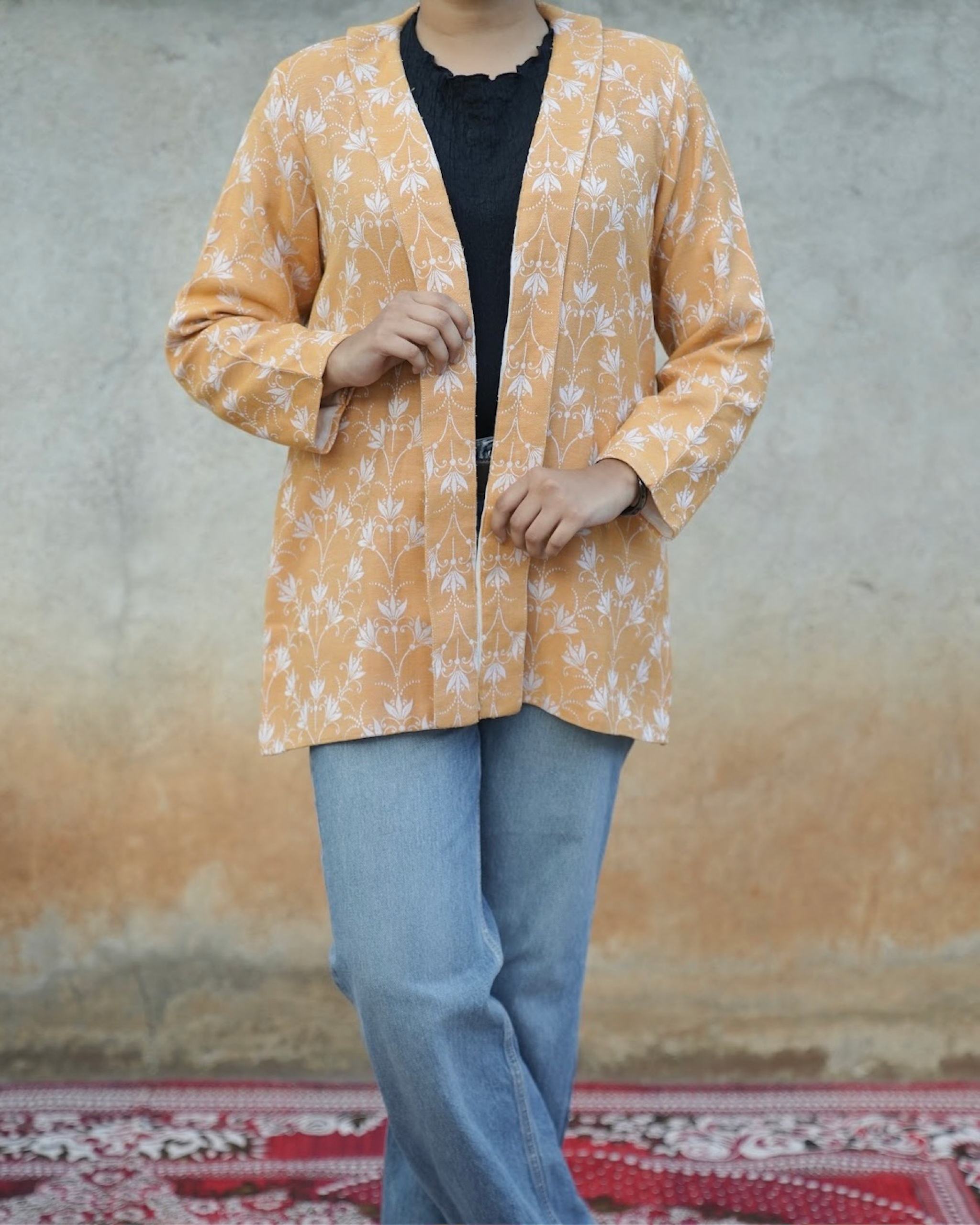 Open front jacket